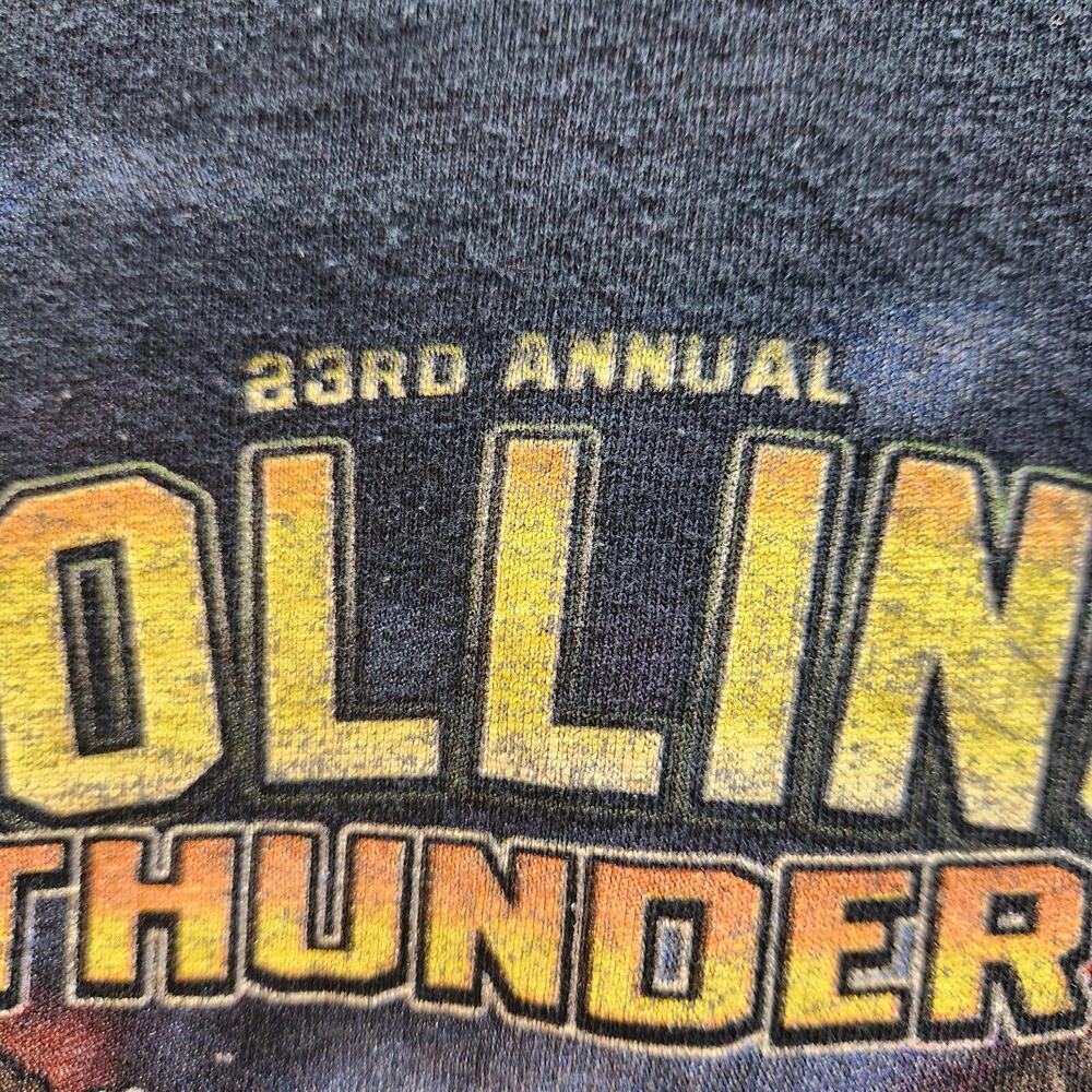 2010 Rolling Thunder Motorcycle Rally Tshirt Size Large - Picture 10 of 10